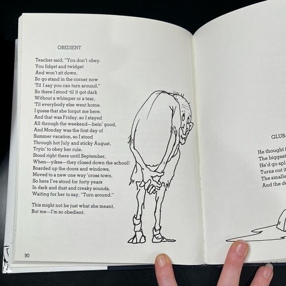 NEW Falling Up Poems and Drawings by Shel Silverstein Hardcover Book - Picture 10 of 12